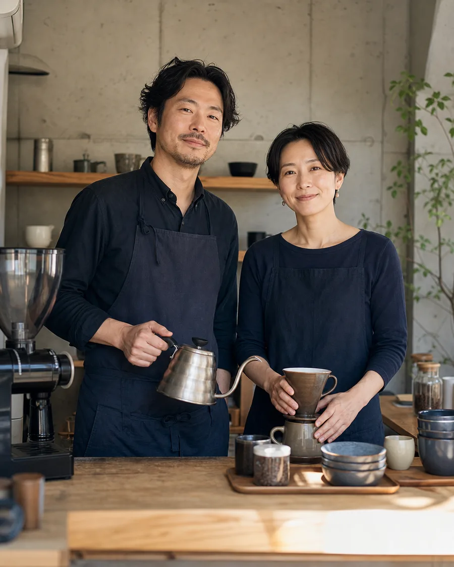 小規模な飲食店を営む事業者のイメージ