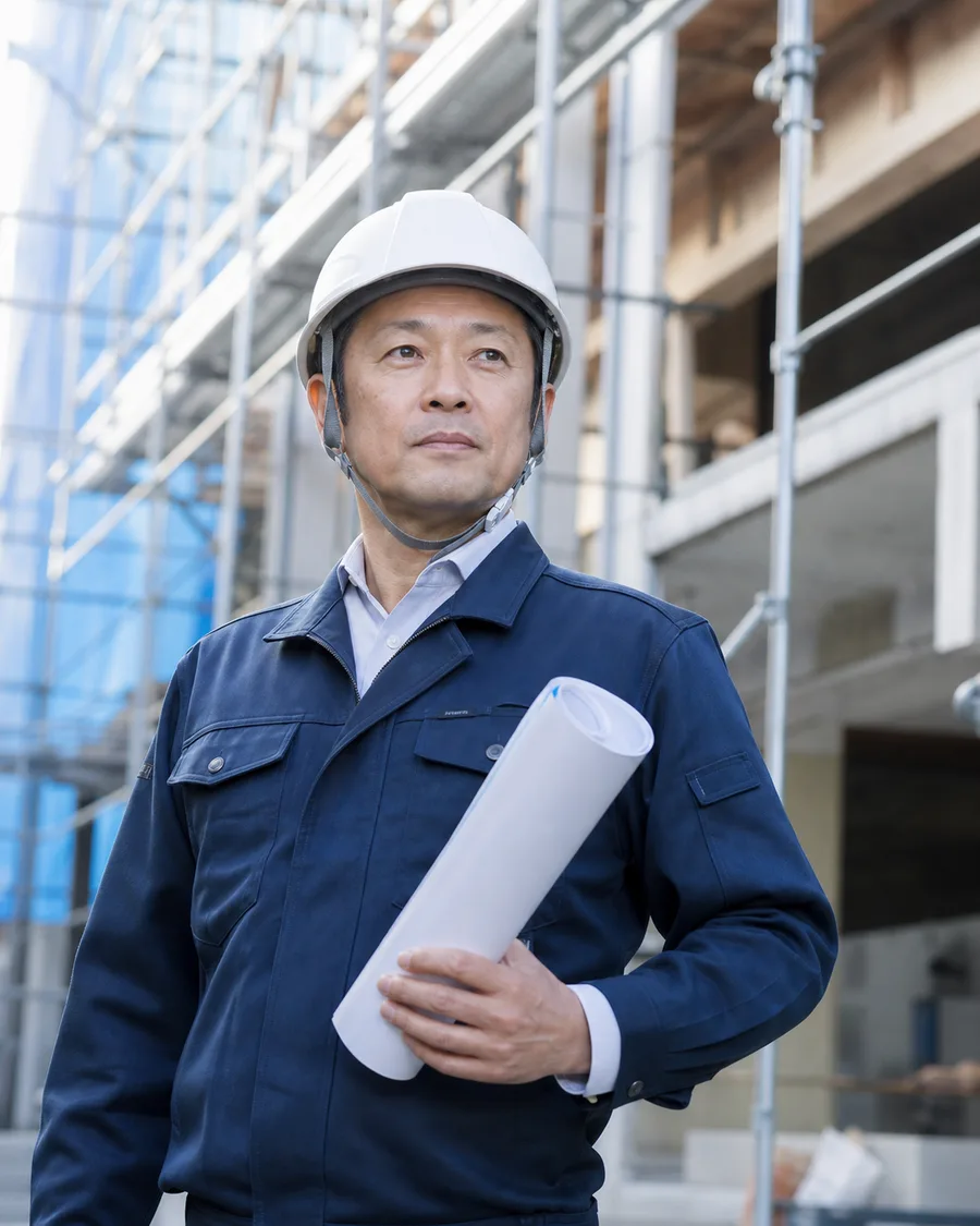 建設業の現場責任者のイメージ