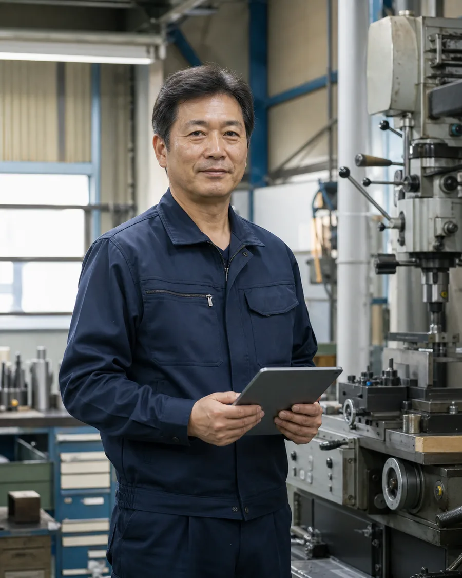 小規模製造業の責任者のイメージ